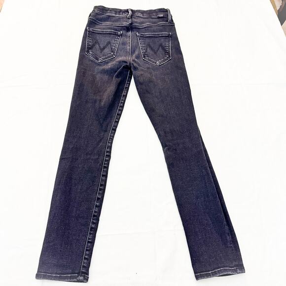 Mother High Waisted Looker Ankle Encounters At Night Denim Jeans Skinny Size 25 - Picture 3 of 10